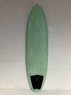 INDIO ENDURE EGG 6 FT 8 SURFBOARD AQUA MINT RRP £415