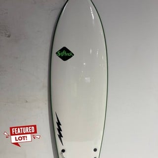 SOFTECH KYUSS ROCKET KING FISH 5FT8 CHECKERED SURFBOARD RRP £379.95