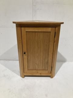 HALLOWOOD FURNITURE ASTON OAK SMALL CORNER CABINET RRP £159.99