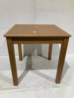 HALLOWOOD FURNITURE HEREFORD SMALL DINING TABLE LIGHT OAK RRP £185.99