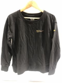 PREMIUM DESIGNER APPAREL TO INCLUDE BARBOUR BLACK JUMPER UK 8 TOTAL RRP £90