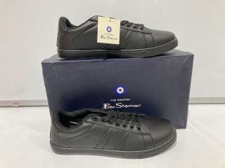 PREMIUM DESIGNER APPAREL TO INCLUDE BEN SHERMAN BLACK TRAINERS TOTAL RRP £150