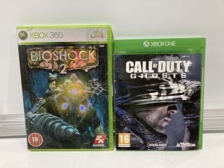 QTY OF GAMES TO INCLUDE CALL OF DUTY GHOSTS  (ID MAY BE REQUIRED 18+)