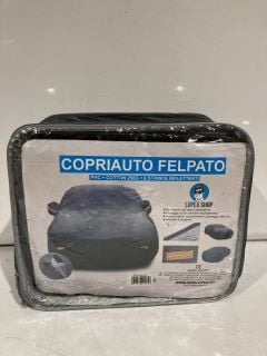 1 X BOX OF ITEMS TO INCLUDE COPRIAUTO FELPATO CAR COVER