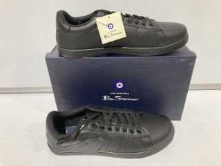 PREMIUM DESIGNER APPAREL TO INCLUDE BEN SHERMAN BLACK TRAINERS TOTAL RRP £150