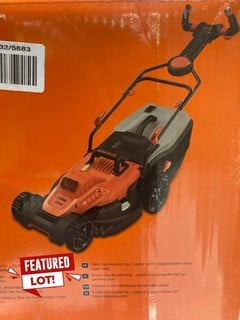 BLACK & DECKER 42CM EASY STEER 1800W LAWN MOWER WITH LAWN ROLLER AND 15 M POWER CORD RRP £185