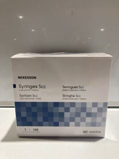 4 X BOXES OF SYRINGES 5CC 100 PCS PER BOX