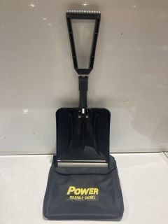 1 X BOX OF POWER FOLDABLE SHOVEL