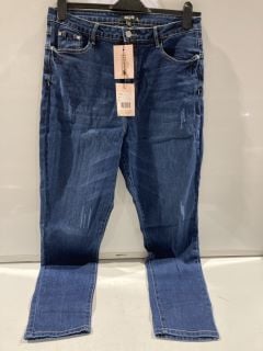 4X MISSGUIDED BLUE JEANS SIZE 18