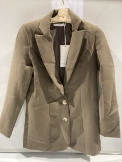 3X MICHELLE KEEGAN CAMEL BLAZER SIZE 10 RRP £135