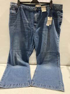 3X WIDE LEG BLUE JEANS SIZE 28