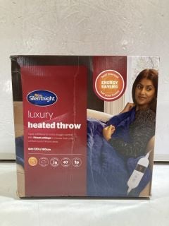 3 X HOME ITEMS TO INCLUDE SILENTNIGHT HEATED THROW