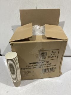 3 X BOXES OF PLASTIC CUPS 8OZ