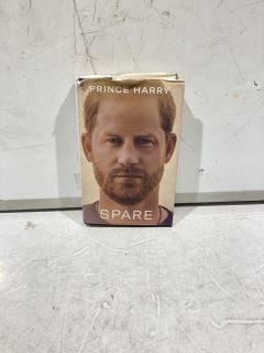 1 X BOX OF BOOKS TO INCLUDE PRINCE HARRY SPARE