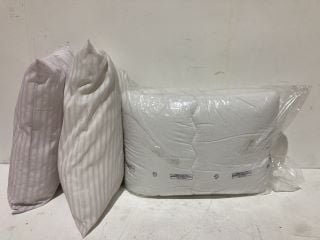 3 X BEDDING ITEMS TO INCLUDE 4FT MATTRESS TOPPER