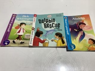 1 X BOX OF BOOKS TO INCLUDE ALADDIN LEVEL 3