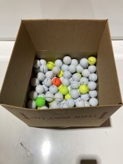 1 X BOX OF GOLF BALLS