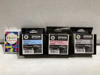 1 X BOX OF EPSON EXCEED YOUR VISION CARTRIDGE ASSORTED COLOURS