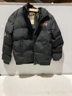 1 X TRAPSTAR COAT BLACK SIZE M