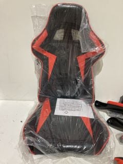 BIGZZIA BLACK RED GAMING CHAIR