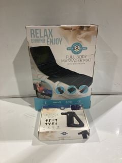 FULL BODY MASSAGE MAT AND MASSAGE CUSHION