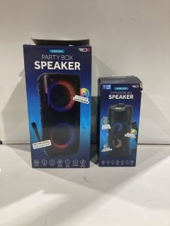 PARTY BOX XL BLUETOOTH SPEAKER AND TYPHOON 101 PEAKER