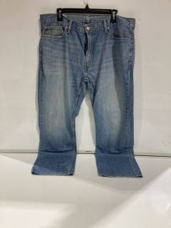 3 X PAIR OF JEANS TO INCLUDE LEVIS 514 BLUE 38