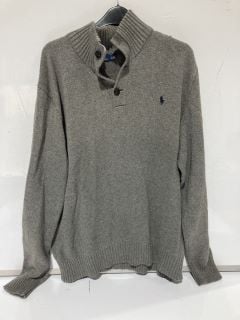 BELSTAFF MENS GREY SHIRT SIZE M ALSO INCLUDES A RALPH LAUREN JUMPER GREY SIZE XL