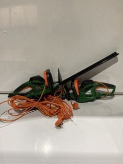 BOX OF ITEMS TO INCLUDE HAWKSMOOR HEDGE TRIMMER