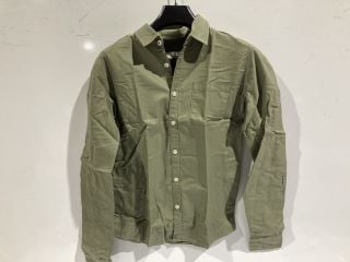 BOX OF DESIGNER MENS SHIRTS GREEN XS