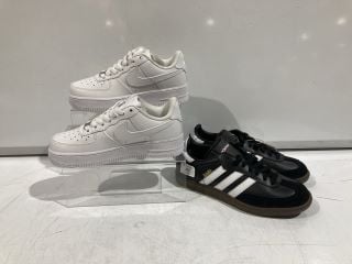 ITEMS TO INCLUDE ADIDAS SAMBA UK SIZE 6 NIKE AIR FORCE SIZE 4