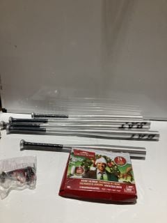 BOX OF ITEMS TO INCLUDE BASEBALL BATS, CHRISTMAS VACATION ADVENT CALENDAR