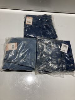 BOX OF DESIGNER WOMENS JEANS TO INCLUDE SIZE 8 RIVER ISLAND JEANS