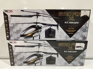 2 X GYRO FLYER XL RC HELICOPTER