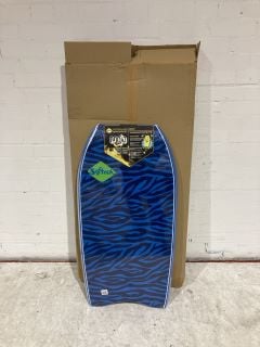 SOFT TECH 4FT MOJO BODYBOARD BLUE ZEBRA PATTERN RRP £100