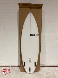 PYZEL 6FT PHANTOM WHITE FIBREGLASS SURFBOARD RRP £665