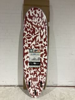 SOFT TECH 6FT THE BOMBER SURFBOARD RED AND WHITE RRP £395