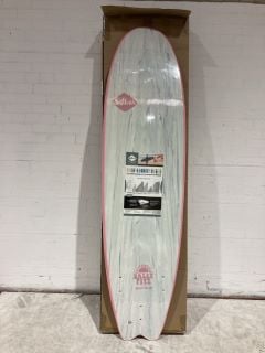 SOFT TECH 6FT SALLYFITZ WHITE MARBLE SURFBOARD RRP £ 409