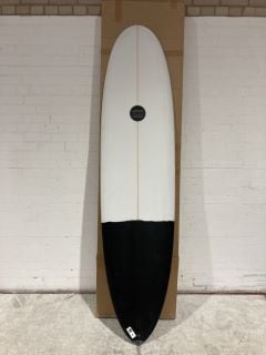 MALUKU 7FT WHITE NAVY SURFBOARD RRP £480