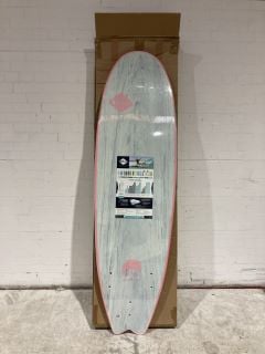 SOFT TECH 6FT SALLY FITZ WHITE MARBLE SURFBOARD RRP £ 409