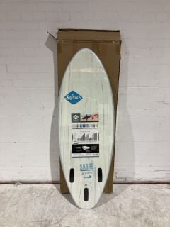 SOFT TECH 5 FT WHITE MARBLE ERIC GEISELMAN FLASH SURFBOARD RRP £349