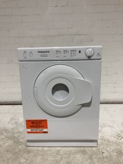 HOTPOINT NVD01P 4KG VENTED TUMBLE DRYER RRP £230