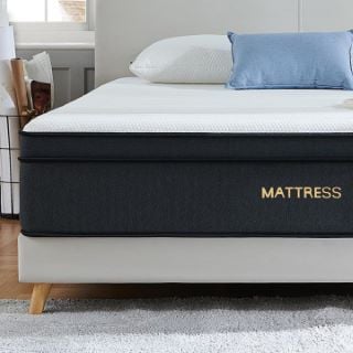 MOLBLLY DOUBLE MATTRESS BLACK/GREY