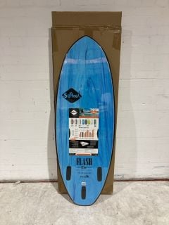 SOFT TECH 5FT BLUE ERIC GEISELMAN FLASH SURFBOARD RRP £349