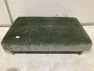 BRAMBLE COUNTRY STYLE FOOTSTOOL IN PELLIER THYME RRP £449