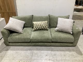 DALBY LARGE 4 SEATER SOFA IN OLIVE FABRIC RRP £1899