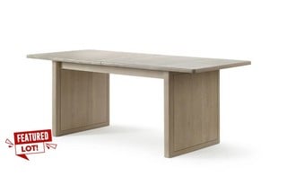 GATSBY WASHED OAK EXTENDABLE DINING TABLE RRP £1149