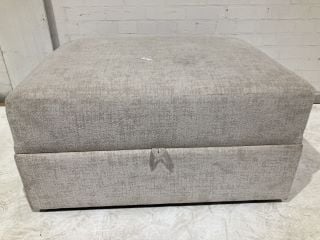 MALVERN STORAGE FOOTSTOOL IN BEIGE FABRIC RRP £529