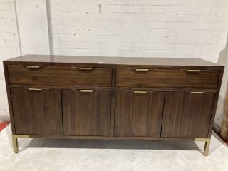 MADISON SOLID HARDWOOD & METAL EXTRA LARGE SIDEBOARD RRP £679