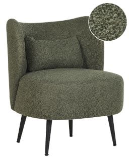 2 BELIANI OTSBY ARMCHAIR IN DARK GREEN TOTAL RRP £680